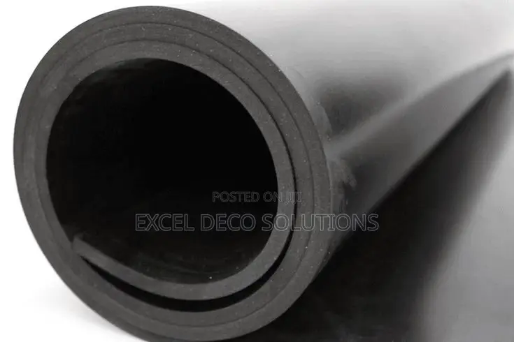 Industrial Rubber Roll | 1m Wide Black Mat