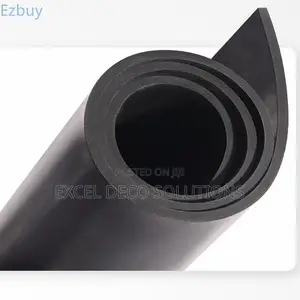 Industrial Rubber Roll | 1m Wide Black Mat