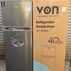 Von 2 Door Fridge 181Litres Refrigerator