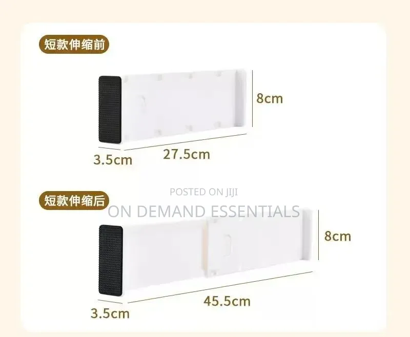 Telescopic Drawer Dividers/Separator Abs Plastic Material