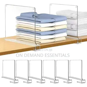Acrylic Closet Jeans Dividers. Wardrobe Organizer