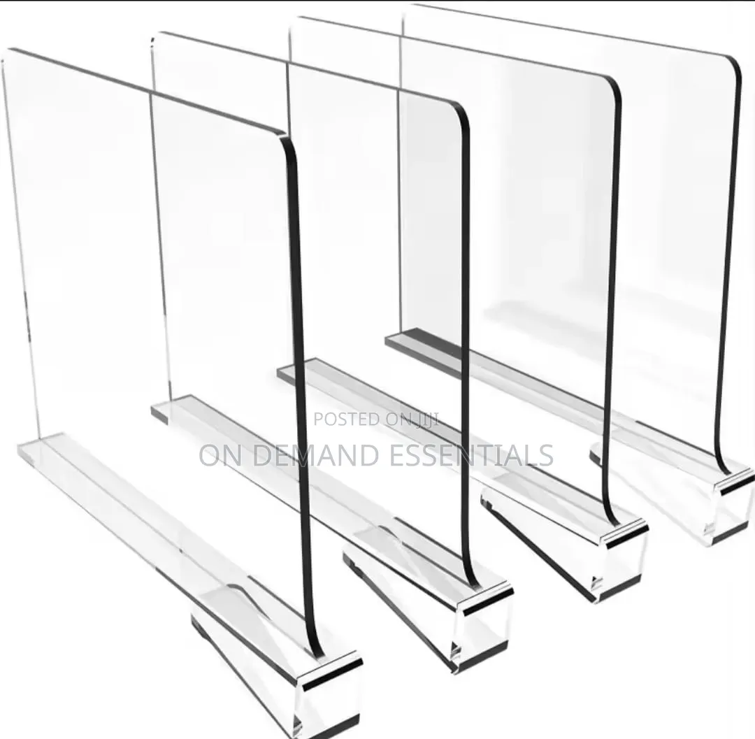 Acrylic Closet Jeans Dividers. Wardrobe Organizer