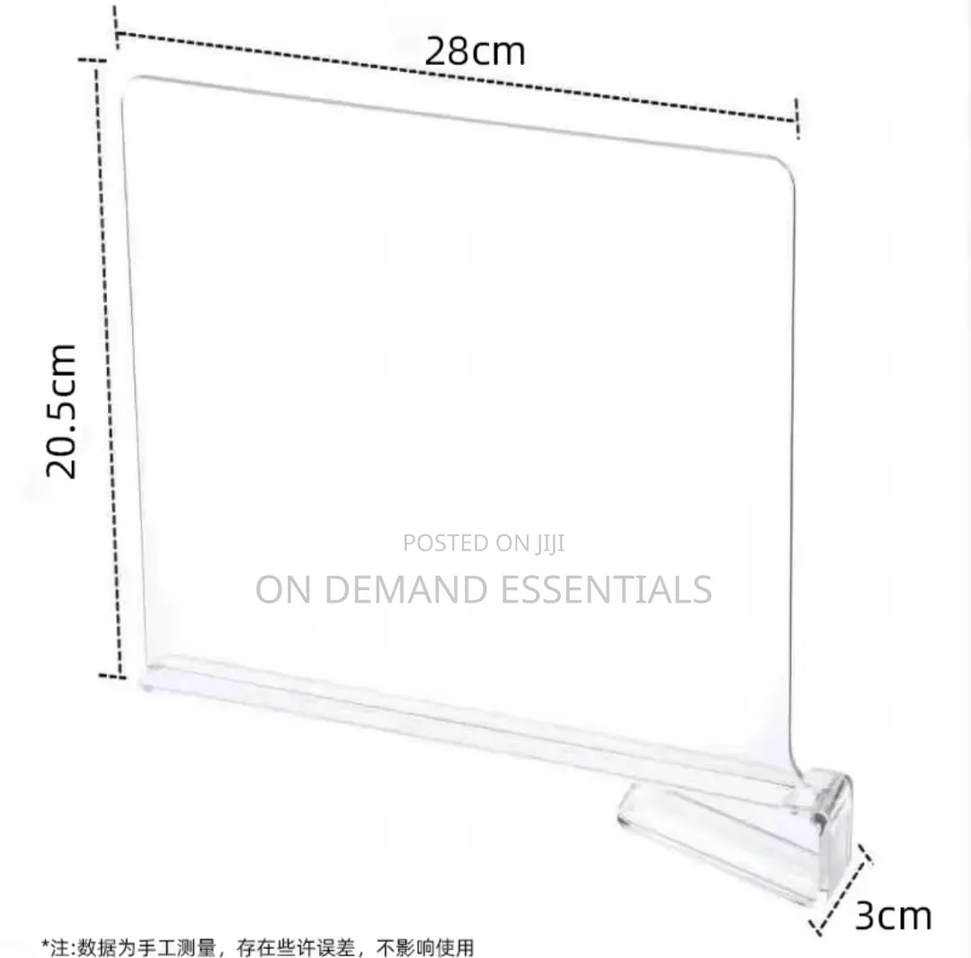 Acrylic Closet Jeans Dividers. Wardrobe Organizer