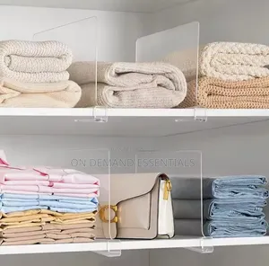 Acrylic Closet Jeans Dividers. Wardrobe Organizer