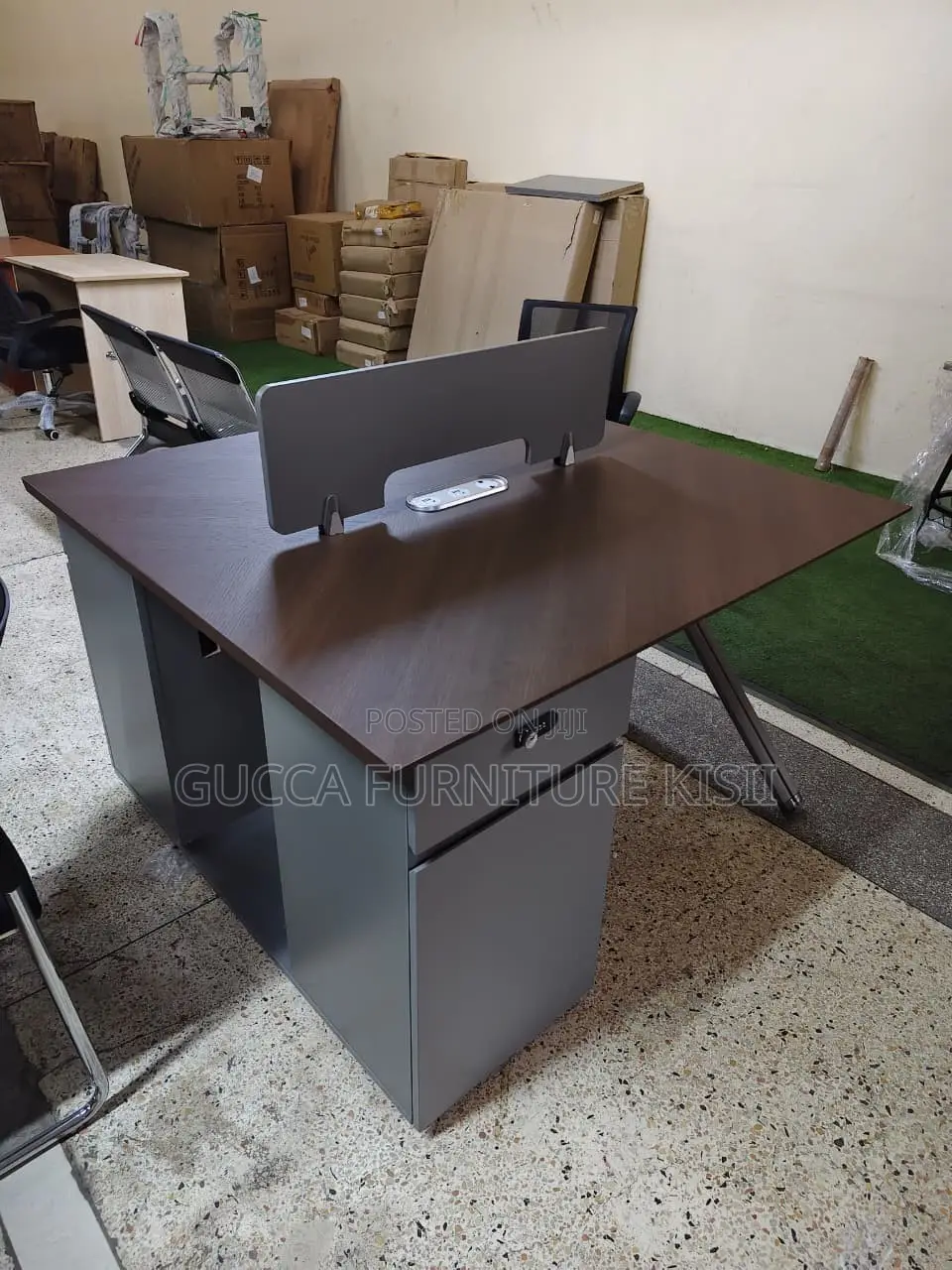 Office Workstation; 2-Way Modern Office Workstation
