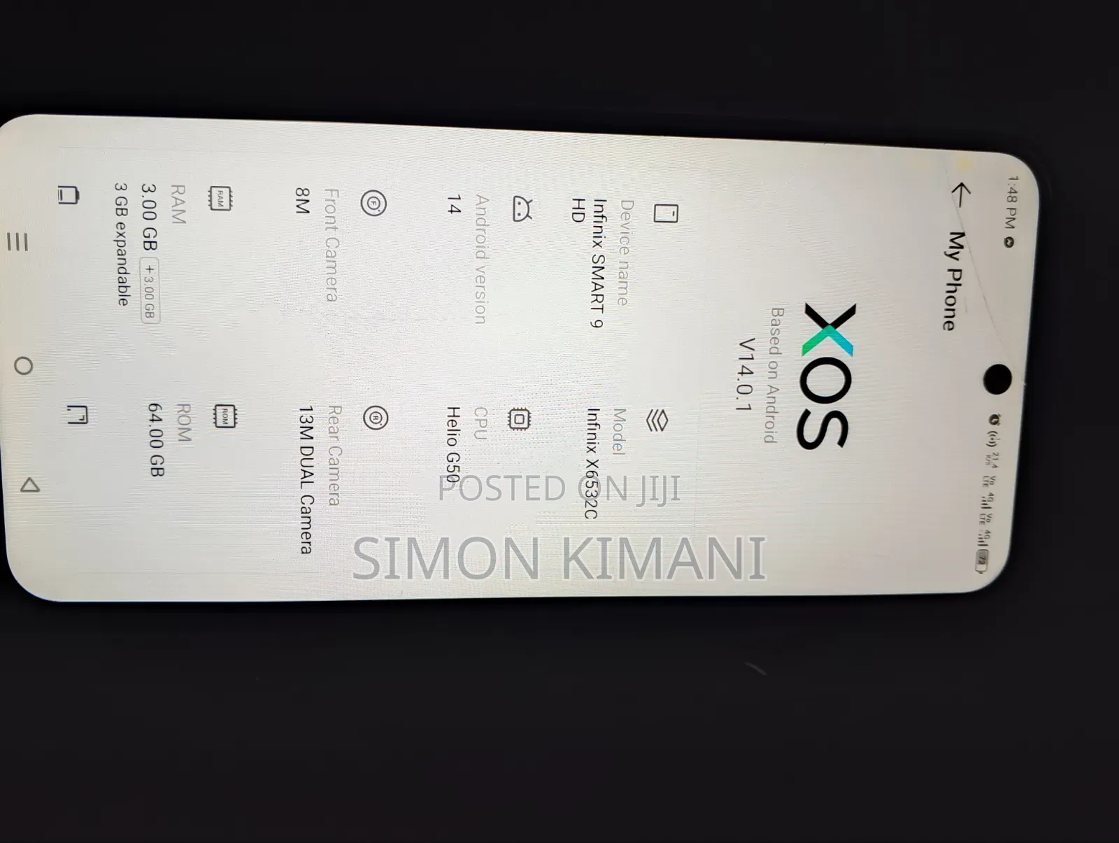 Infinix Smart 9 64 GB Gray