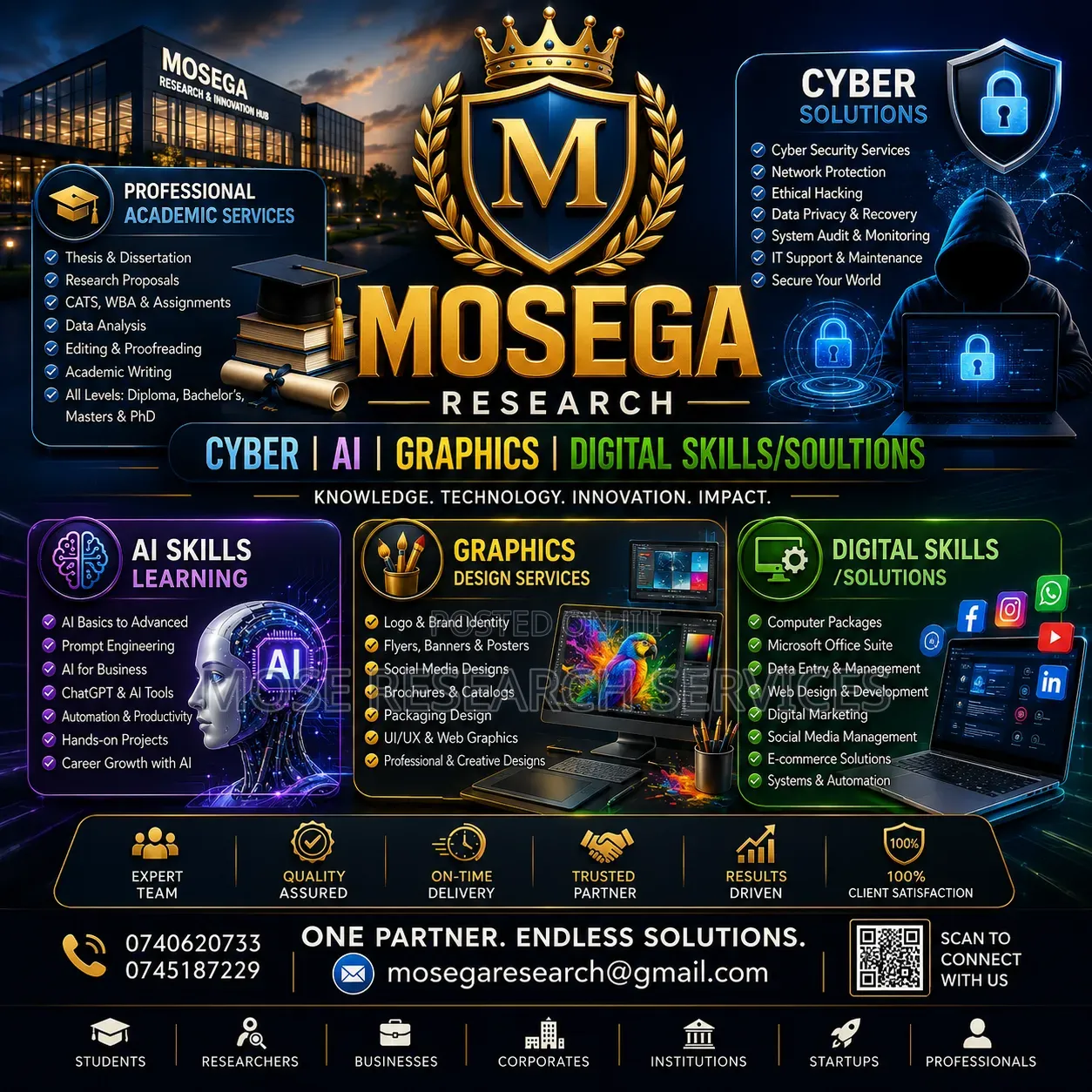 Professional Academic,Cyber,Ai Skills Learning and Corporate Services