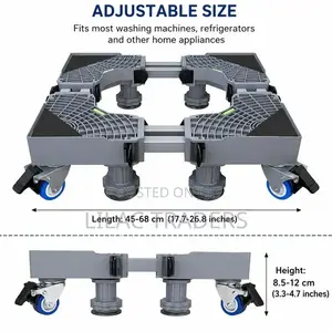 Lockable Rolling Stand for Washing Machines Refrigerators