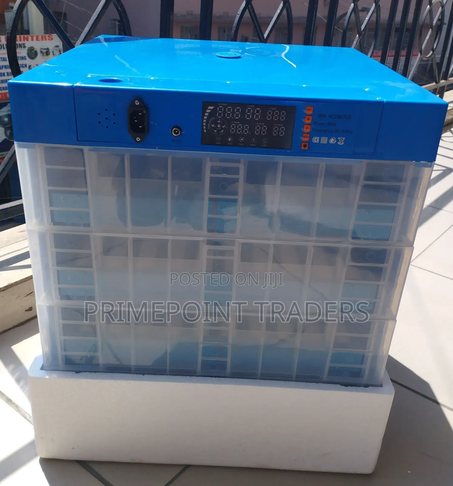 Full Automatic 220 Eggs Digital Incubator Hatch Rate Poultry Hatcher