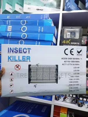 Indoor Electric Insect Zapper With Dual UV Light Tubes