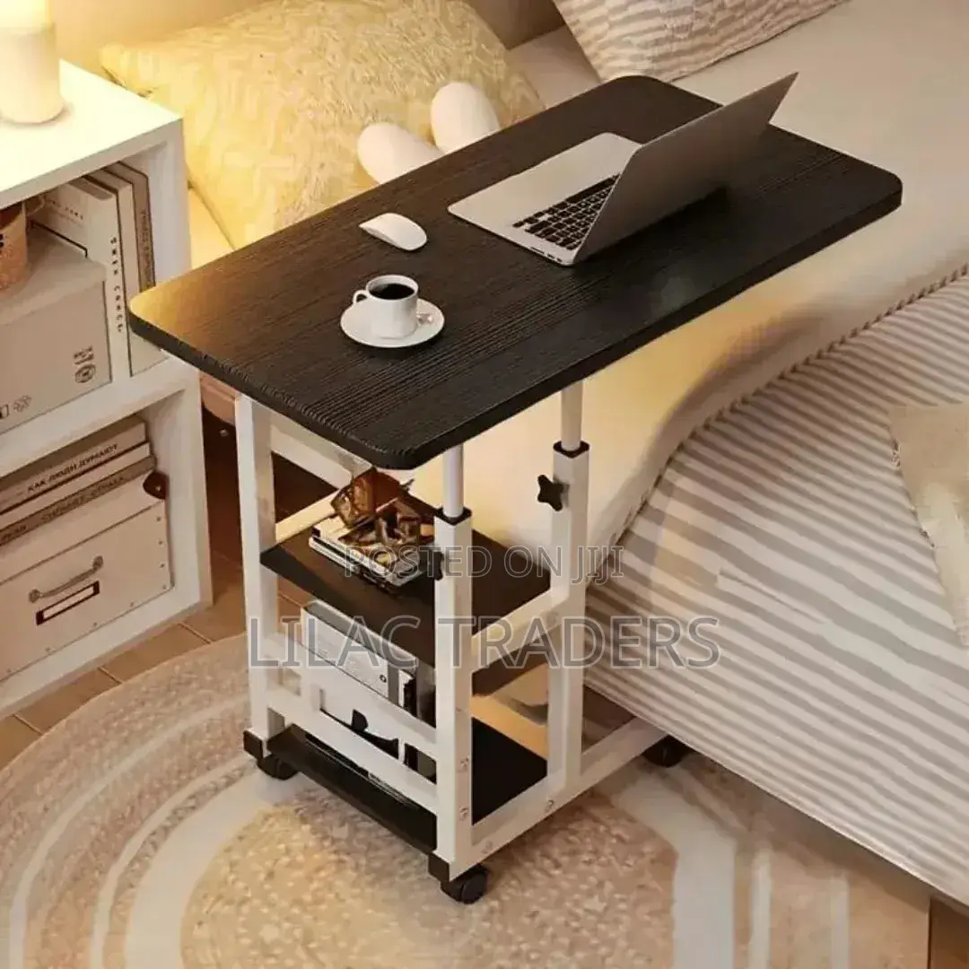 Adjustable Computer Desk on Wheels_ Lyn