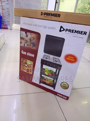 Premier Gas Stove PM530E – Double Burner Cooker With Auto Ignition