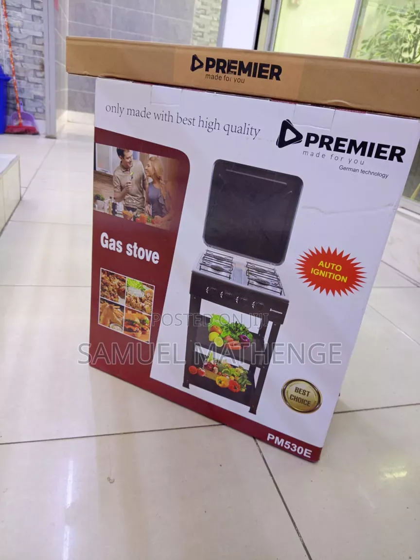 Premier Gas Stove PM530E – Double Burner Cooker With Auto Ignition