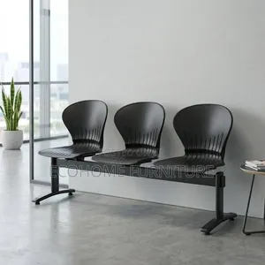 Waiting Chair. 3 Seqter Plastic Seat Strong and Affordable