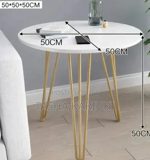 Luxurious Round Bedside Table _ Lyn