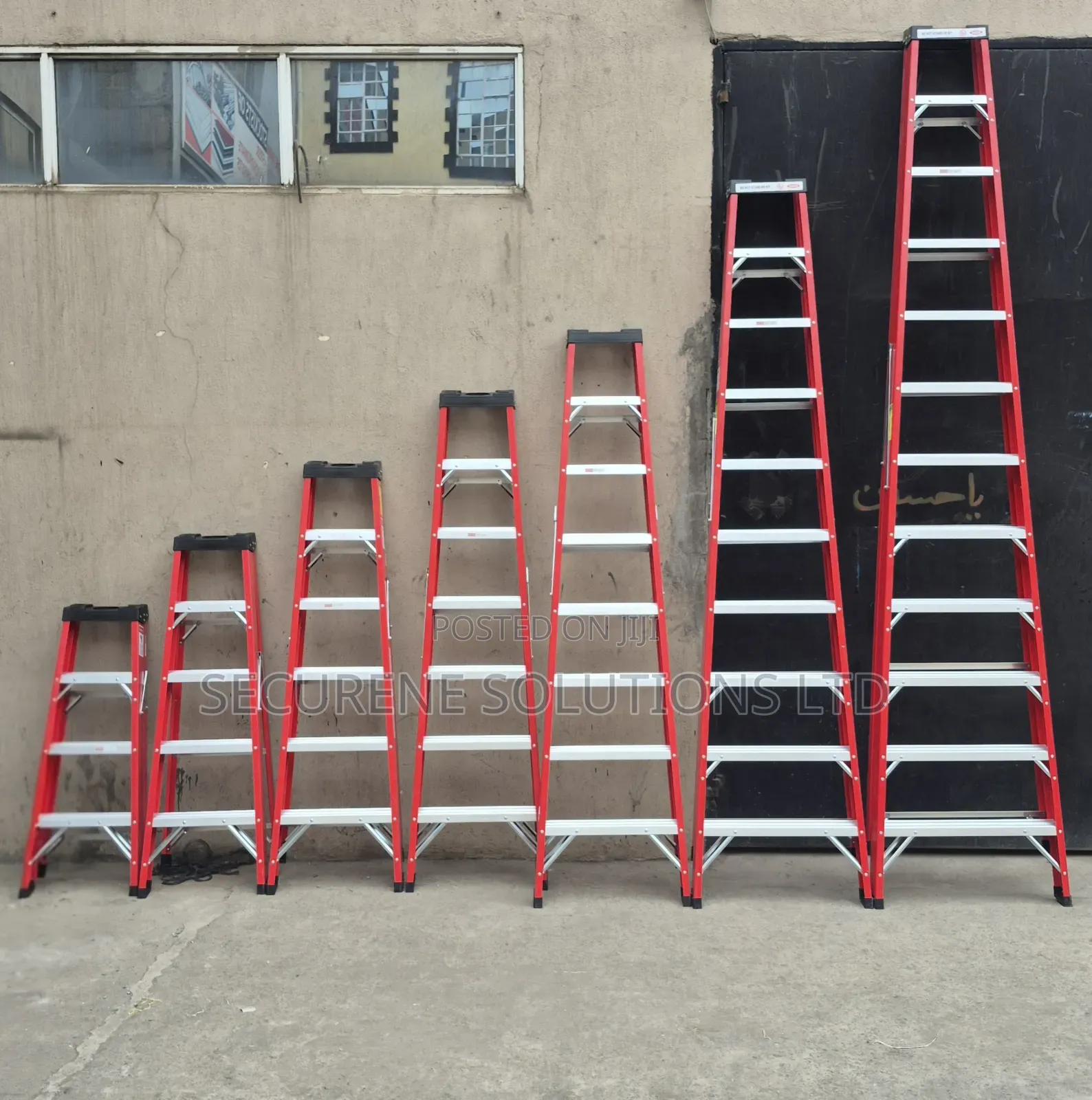 Single Sided Fibreglass a-Type Ladders