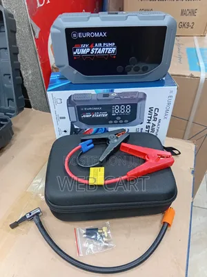 Portable Battery Booster Air Compressor Kit