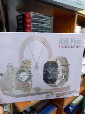A58 Plus 7-in-1 Women's Smartwatch Jewelry Gift Box