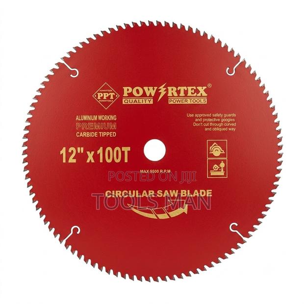 12 Inch TCT Saw Blade Powertex 100T Red Wood Cutting Disc
