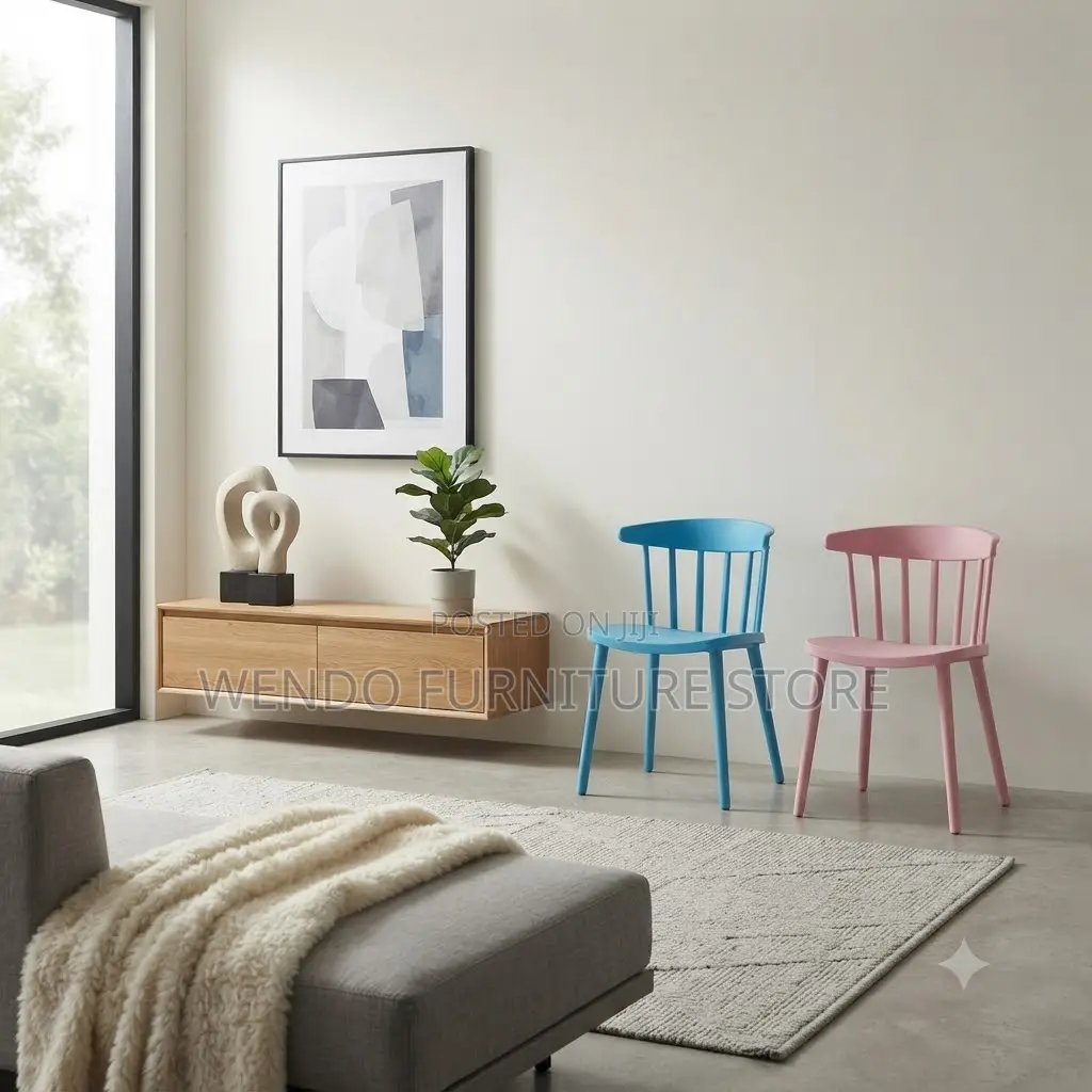Dining Chairs; Mid Back Plastic Home Outdoor Flex Chairs