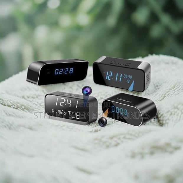 Android Support Ultra HD WiFi Alarm Table Clock Hidden Spy Camera - main view