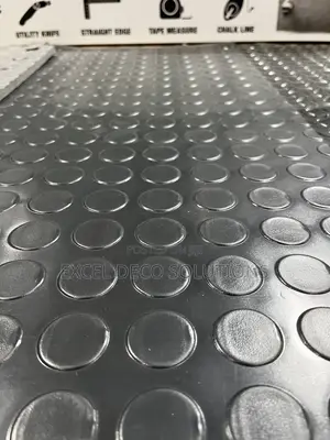 Rubber Flooring Roll | 4mm Black Mat /Meter