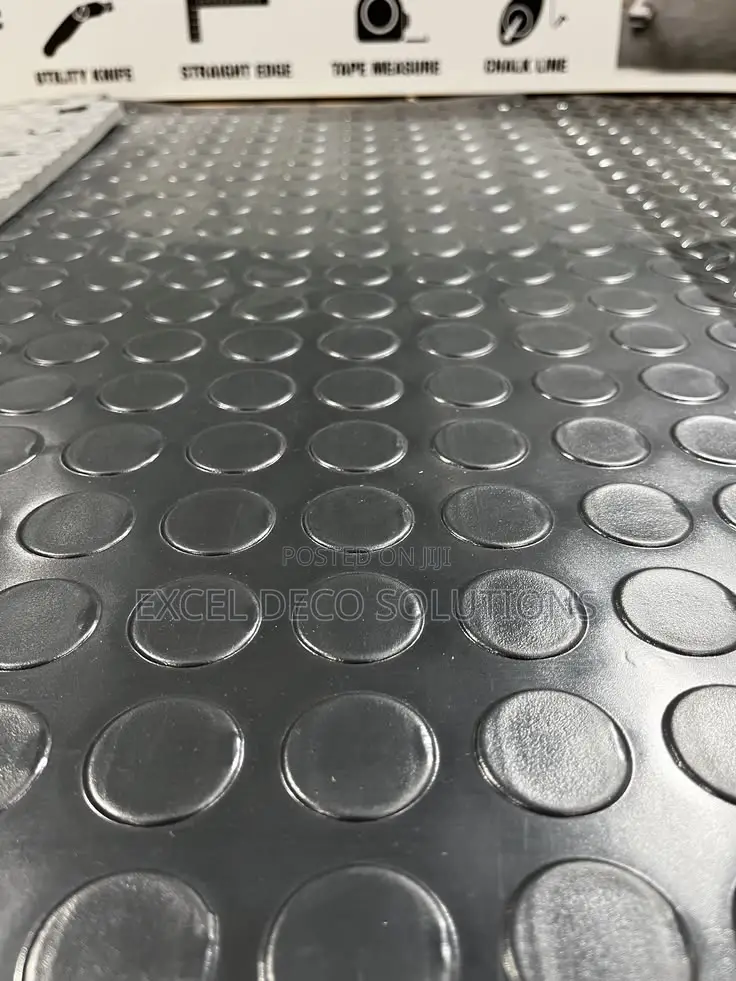 Rubber Flooring Roll | 4mm Black Mat /Meter