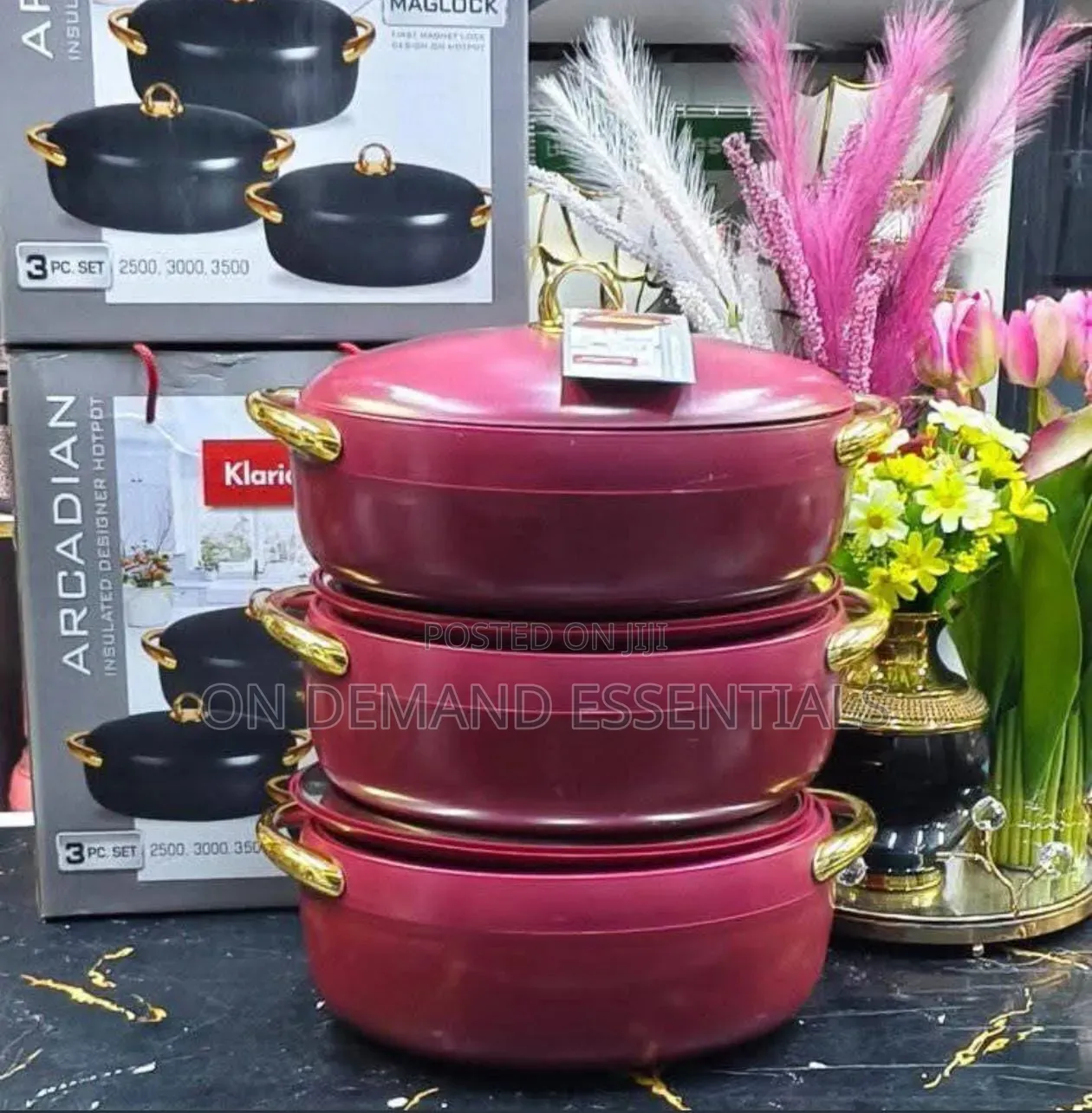 3pc Arcadian Klarion Hotpot 2500ml 3000ml 3500ml