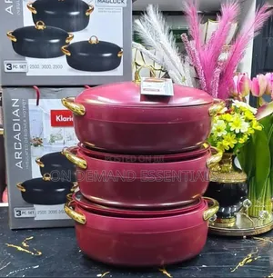 3pc Arcadian Klarion Hotpot 2500ml 3000ml 3500ml