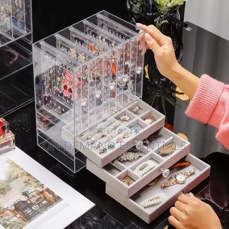 High-End Luxury Jewelry Storage Organizer