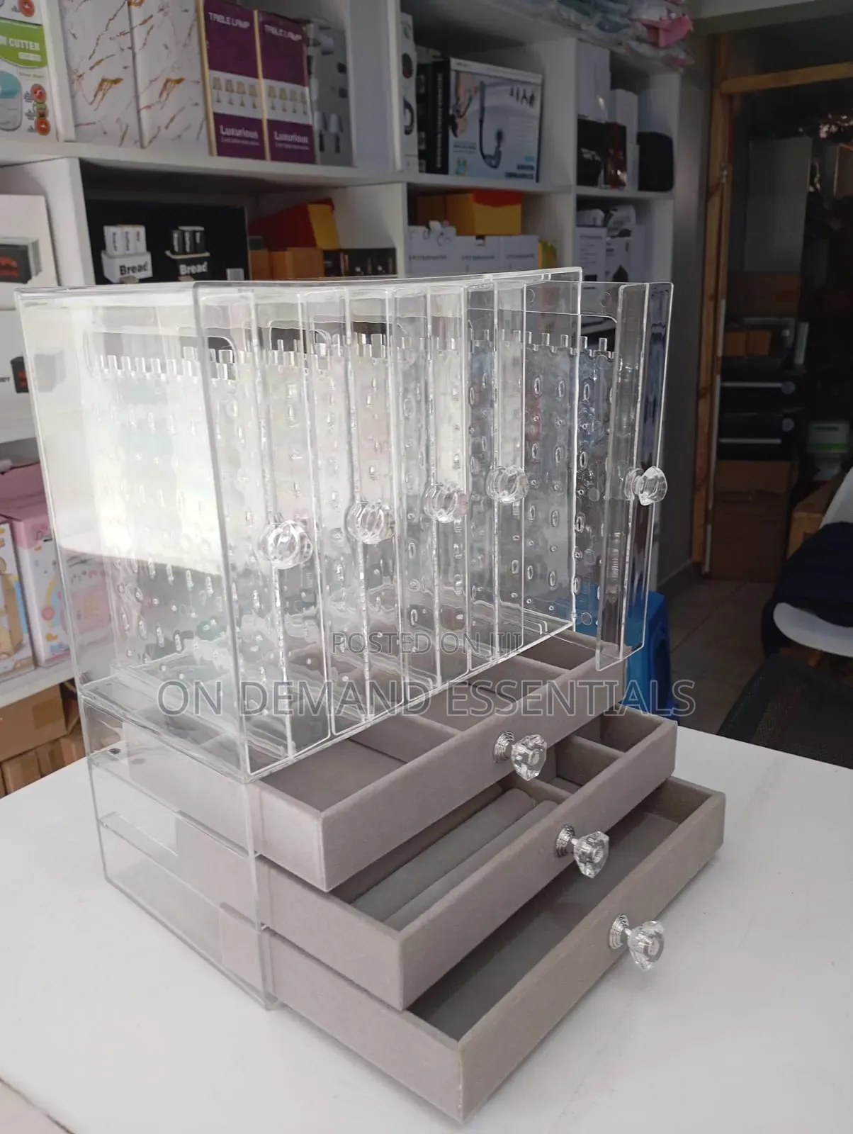High-End Luxury Jewelry Storage Organizer