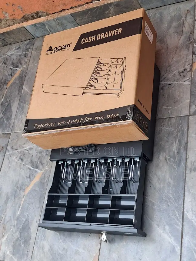 Cash Drawer for POS Systems With RJ11 Interface and Secure