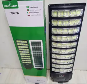 JSOT Lamp 5000W Solar LED Street Light With Remote & Pole Bracket