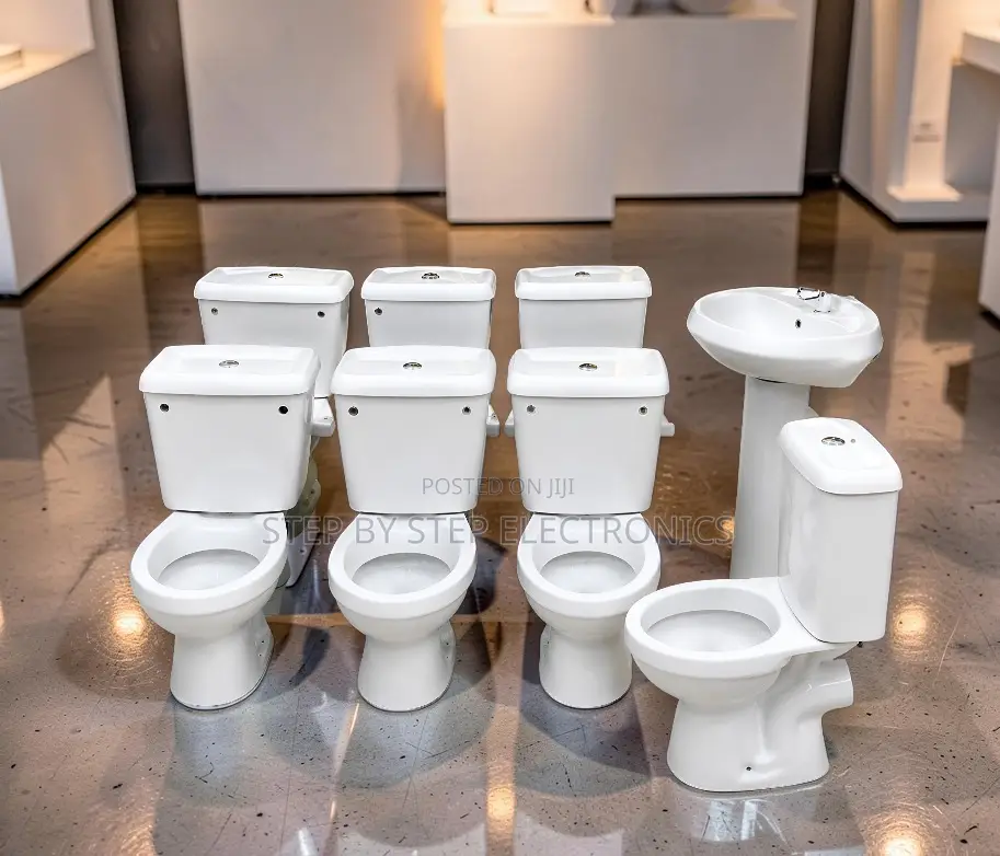 Heavy Duty Ceramic Toilet Suite With Efficient Dual Flush System