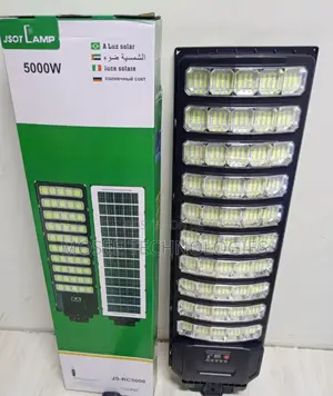 High Power 5000W Solar LED Outdoor Street Light With Remote Control