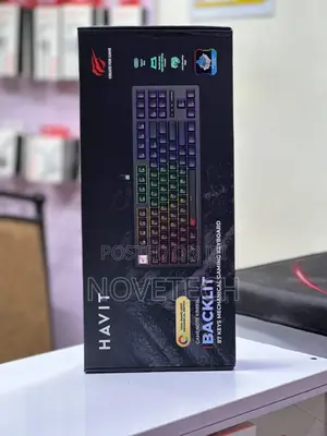 Havit 87-Keys RGB Backlit Wired Mechanical Gaming Keyboard Blue Switch