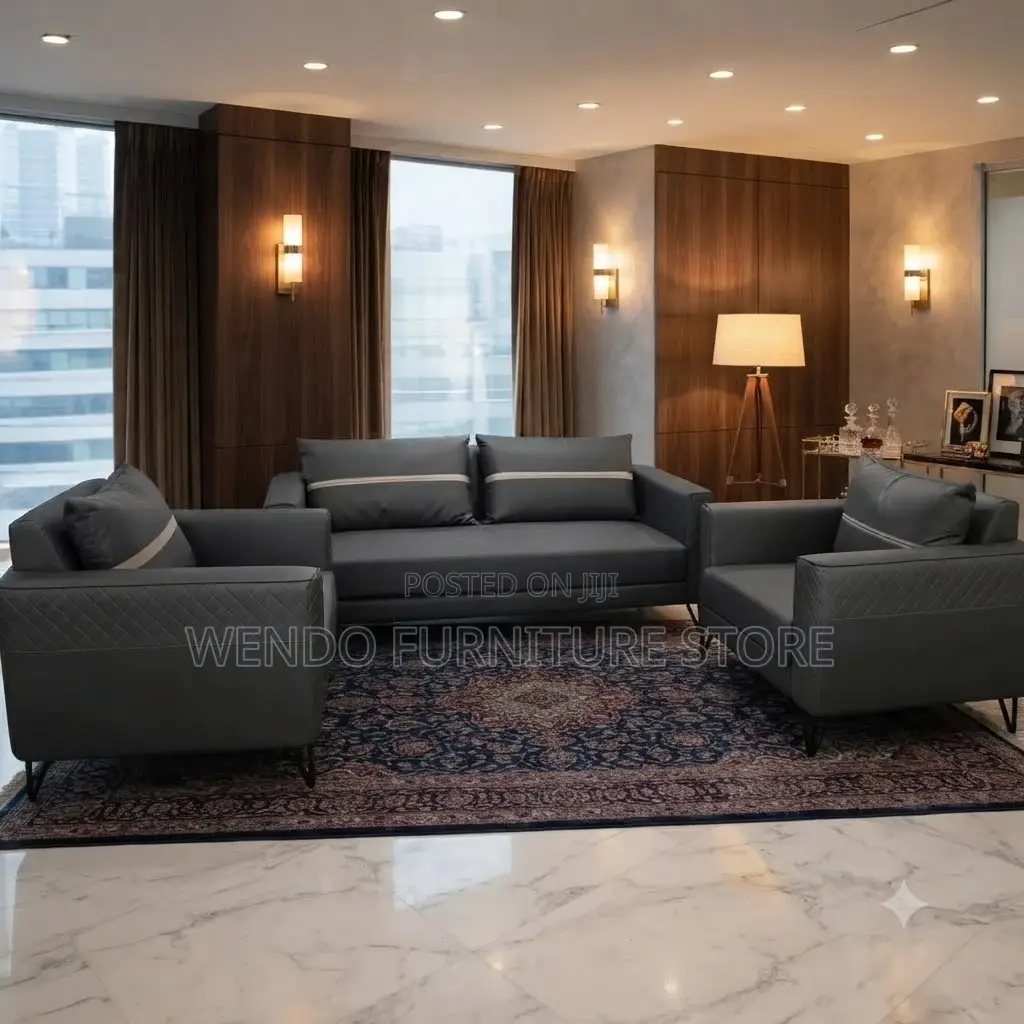 Office Sofa; Five Seaters Modern Reception Sofa Set