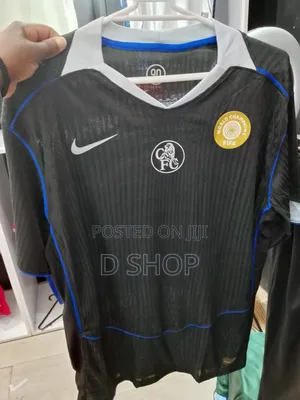 Black Nike Chelsea Football Team Jerseys