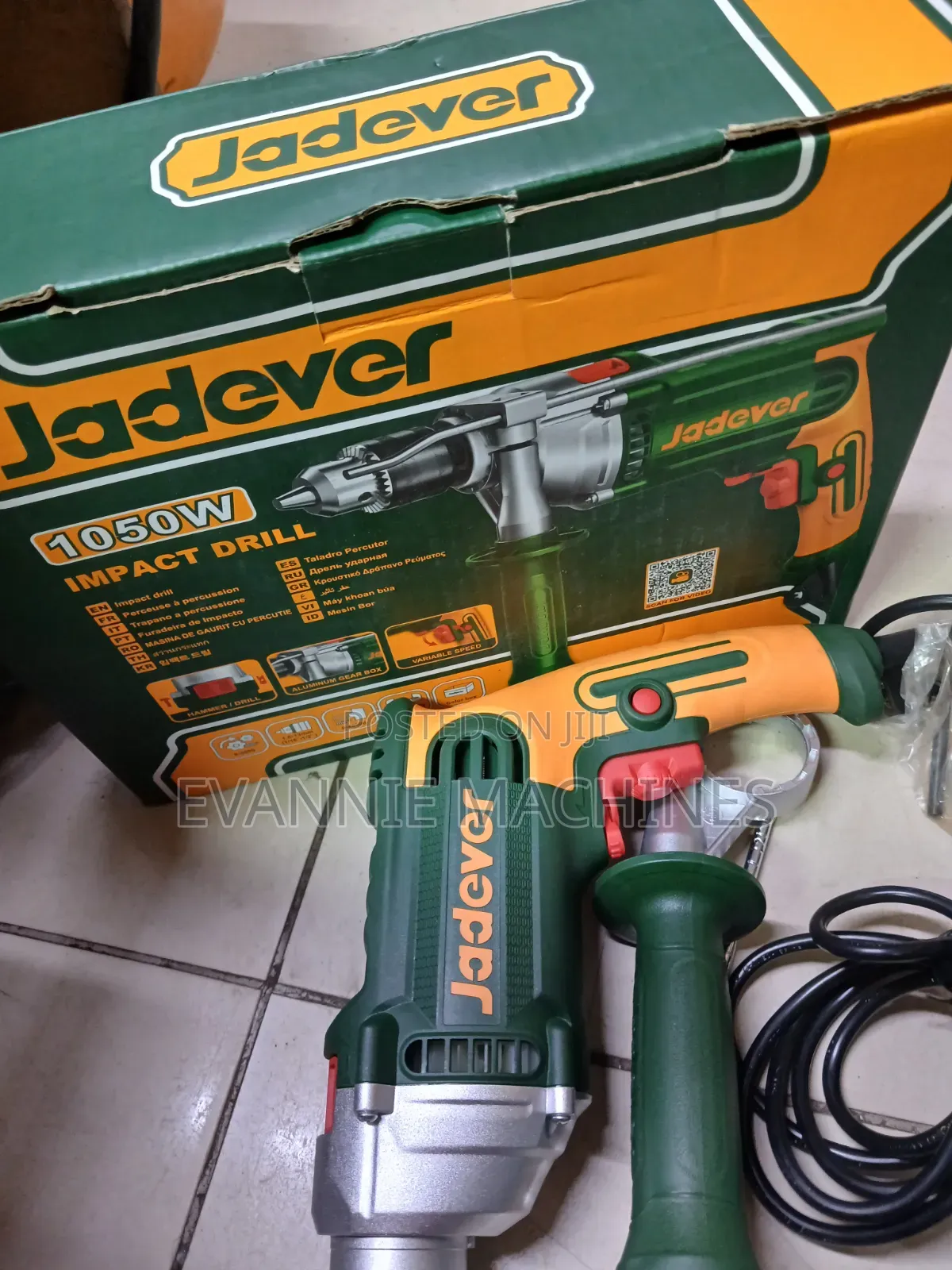 1050w Jadever Impact Drill/ Electric Hummer Drill