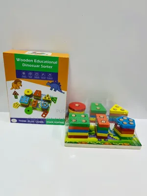 Wooden Educational Dinosaur Sorter