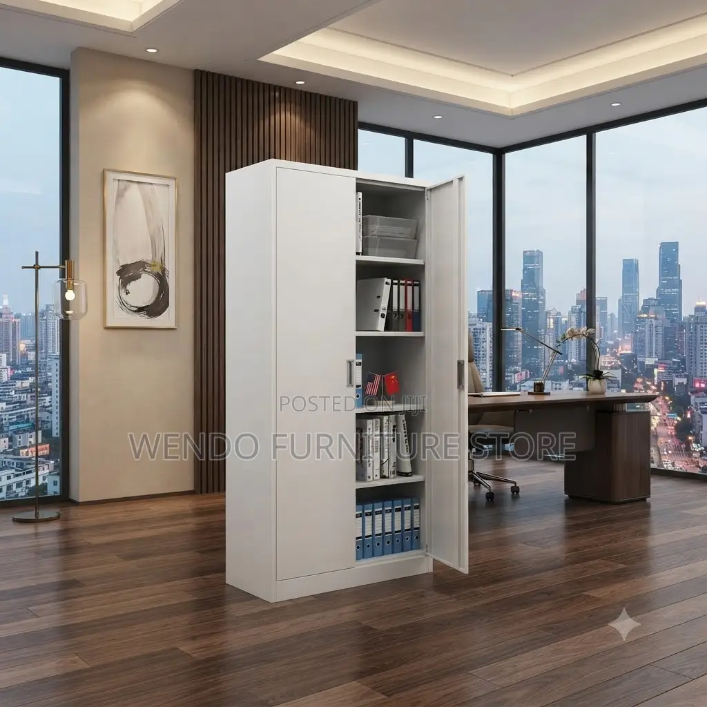 Office Cabinet; Steel Made Two Doors Executive Store Cabinet