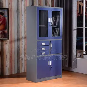 Glass Door File Cabinet With Safe