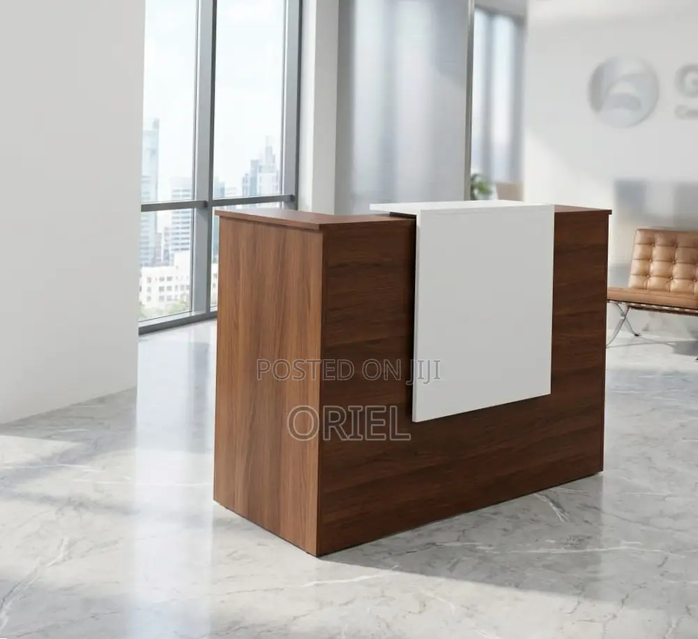 Office Desk : 1.2M Office Reception Welcoming Desk