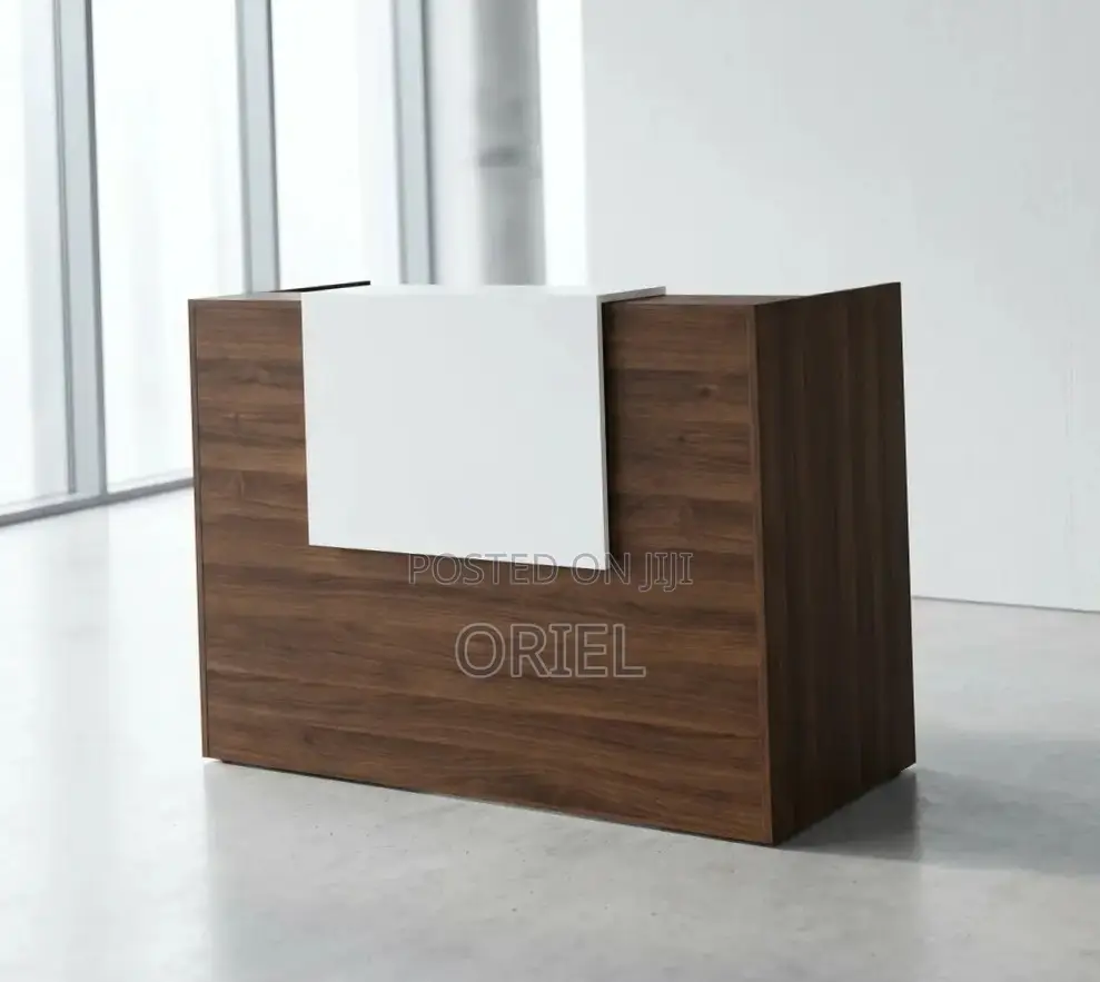 Office Desk : 1.2M Office Reception Welcoming Desk