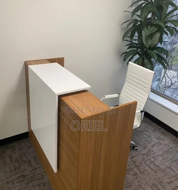 Office Desk : 1.2M Office Reception Welcoming Desk