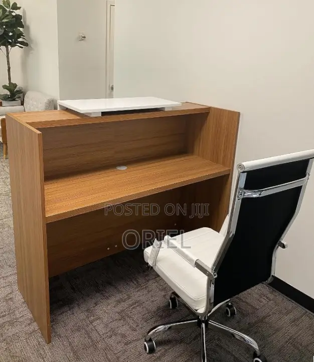 Office Desk : 1.2M Office Reception Welcoming Desk