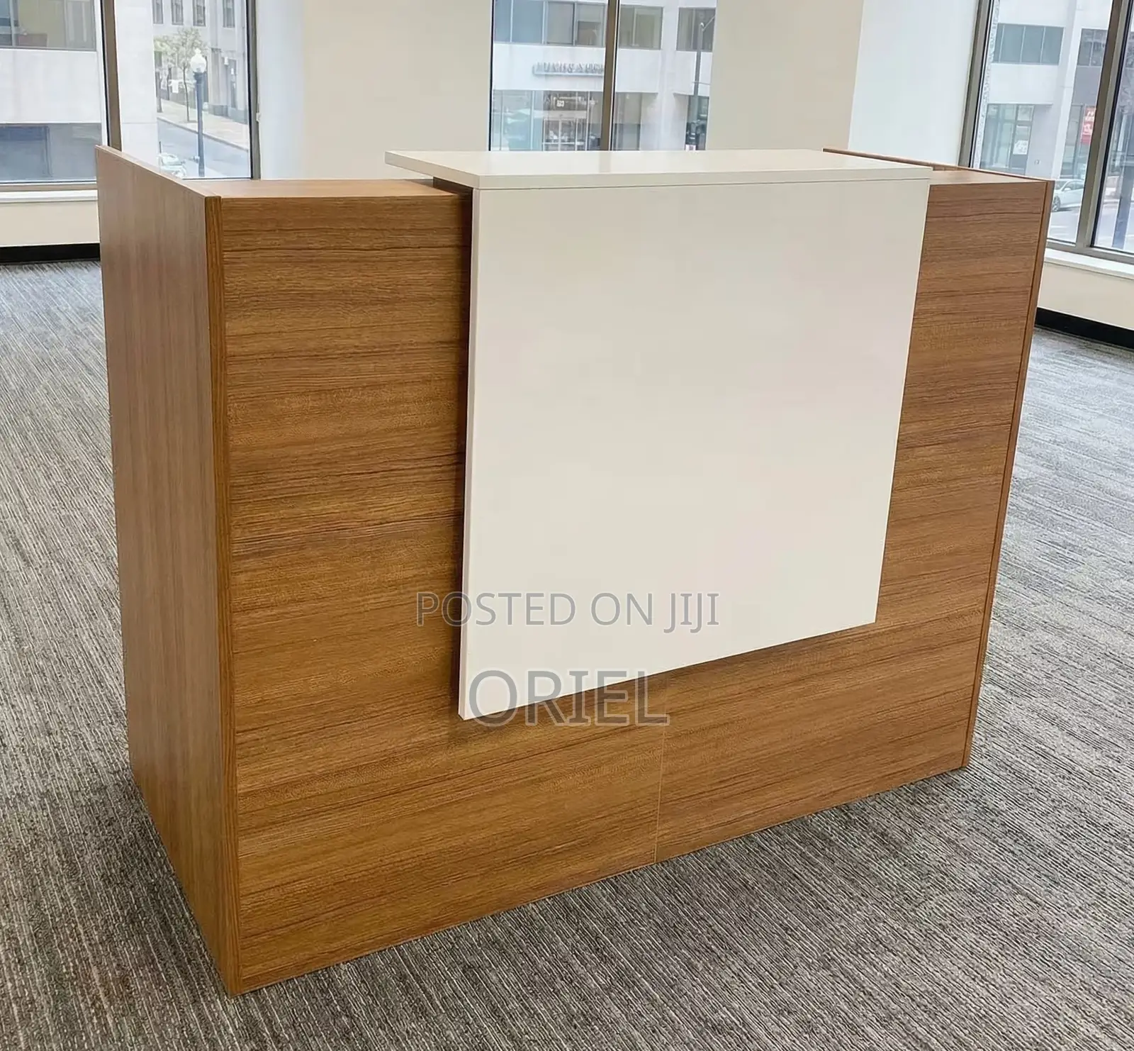 Office Desk : 1.2M Office Reception Welcoming Desk