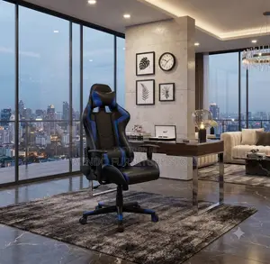 Office Chairs; High Back Gaming Chair Made of Strong Leather