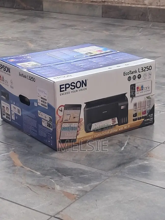 Epson L3250 EcoTank Printer With Ink Bottles and Mobile Printing