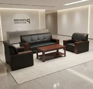 Office Sofa : 5-Seater Executive Waiting Room Sofa
